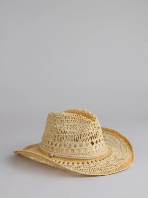 Beachy Babe Straw Cowboy Hat