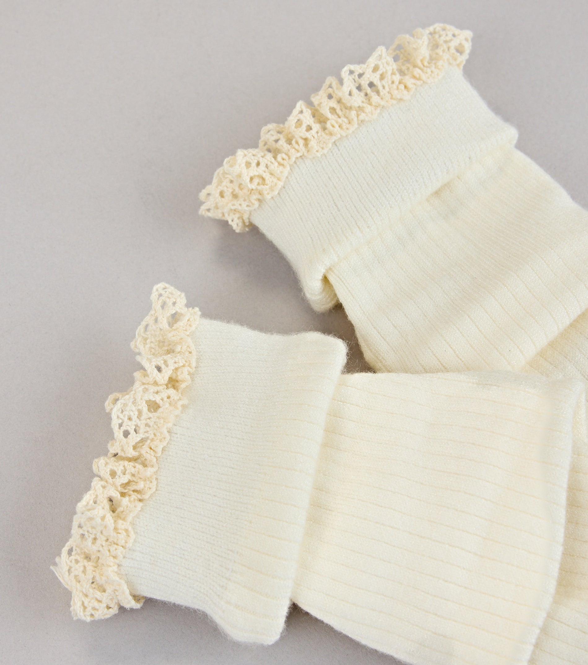Cottage Cozy Ruffle Lace Knee-High Socks - Image 4