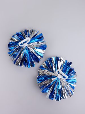 Spirit Squad Metallic Cheerleader Pom-Poms