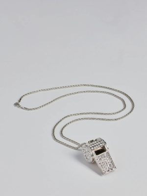 Make The Call Rhinestone Whistle