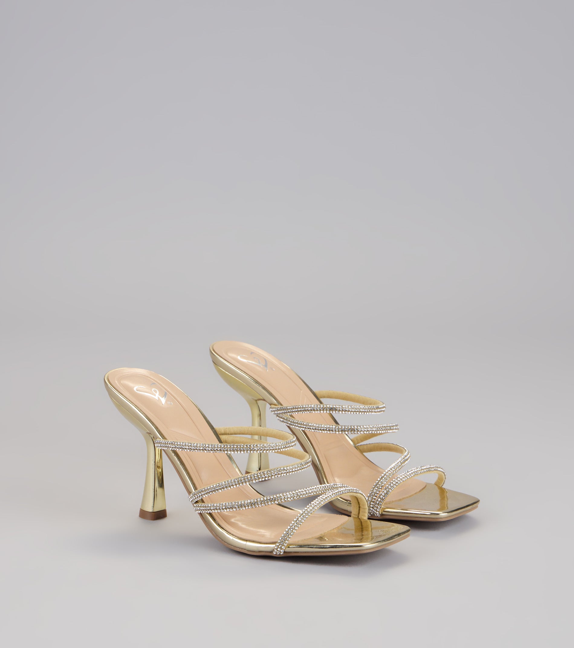 All That Glitters Rhinestone Mules