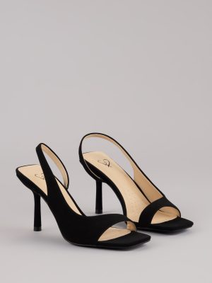 Strut Ready Sling-Back Stiletto Pumps