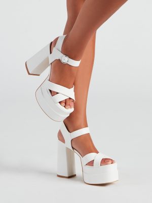 I Need Chunky Nubuck Block Heels