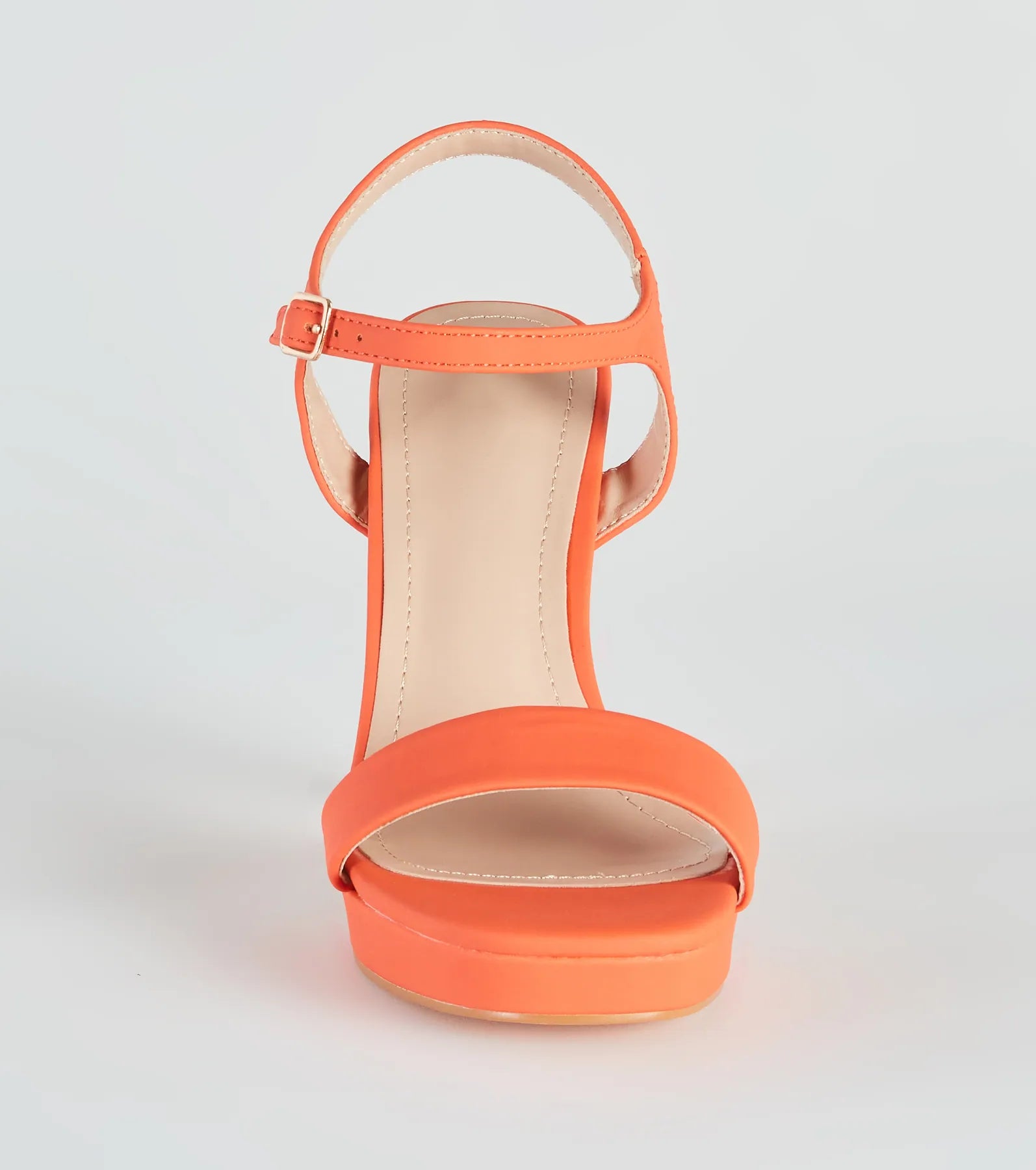 Real Style Faux Leather Platform Heels - Image 3