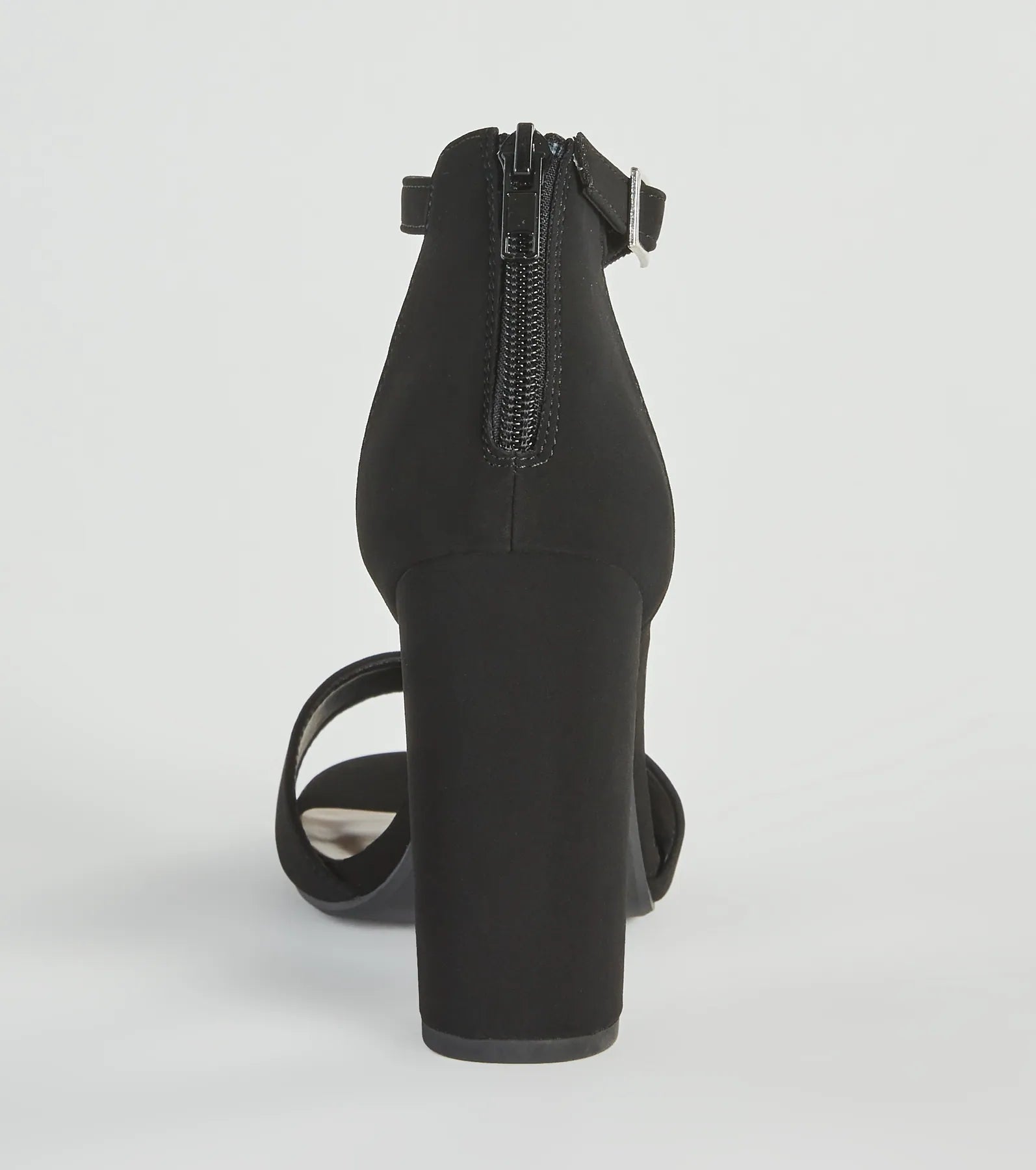 Perfect To A T-Strap Nubuck Block Heels - Image 4