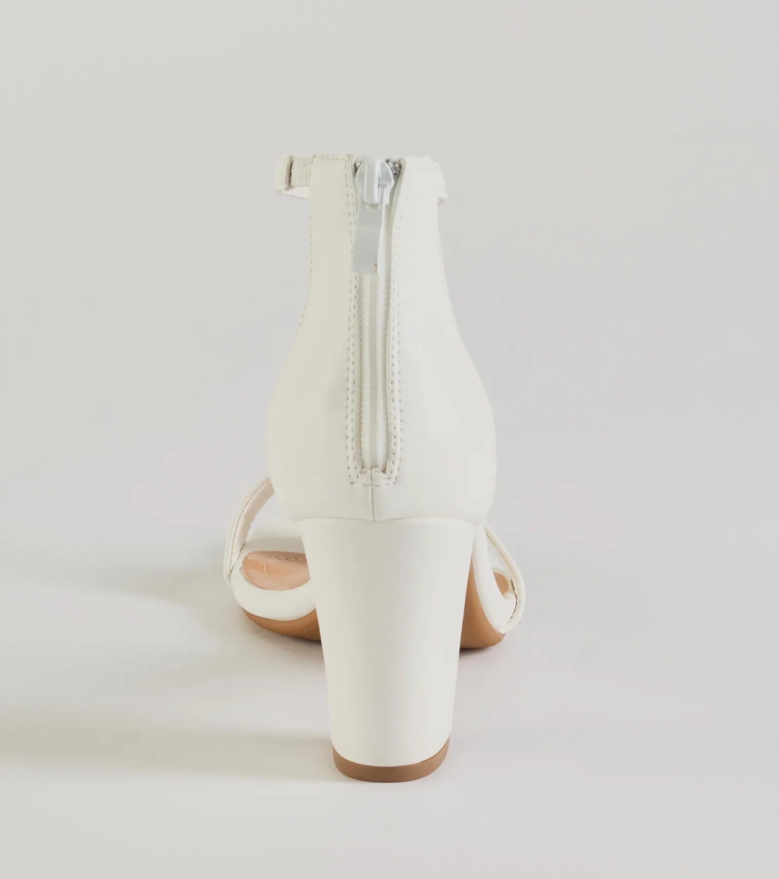 Smooth And Chic Faux Leather Block Heels - Image 8