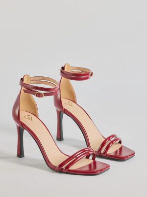 Sleek Moves Faux Leather Stiletto Heels