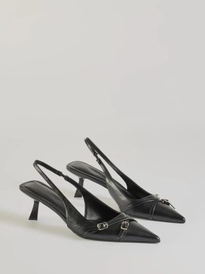 Raise The Bar Kitten Heel Mules