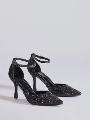 Dazzle and Stun Rhinestone Stiletto Pumps