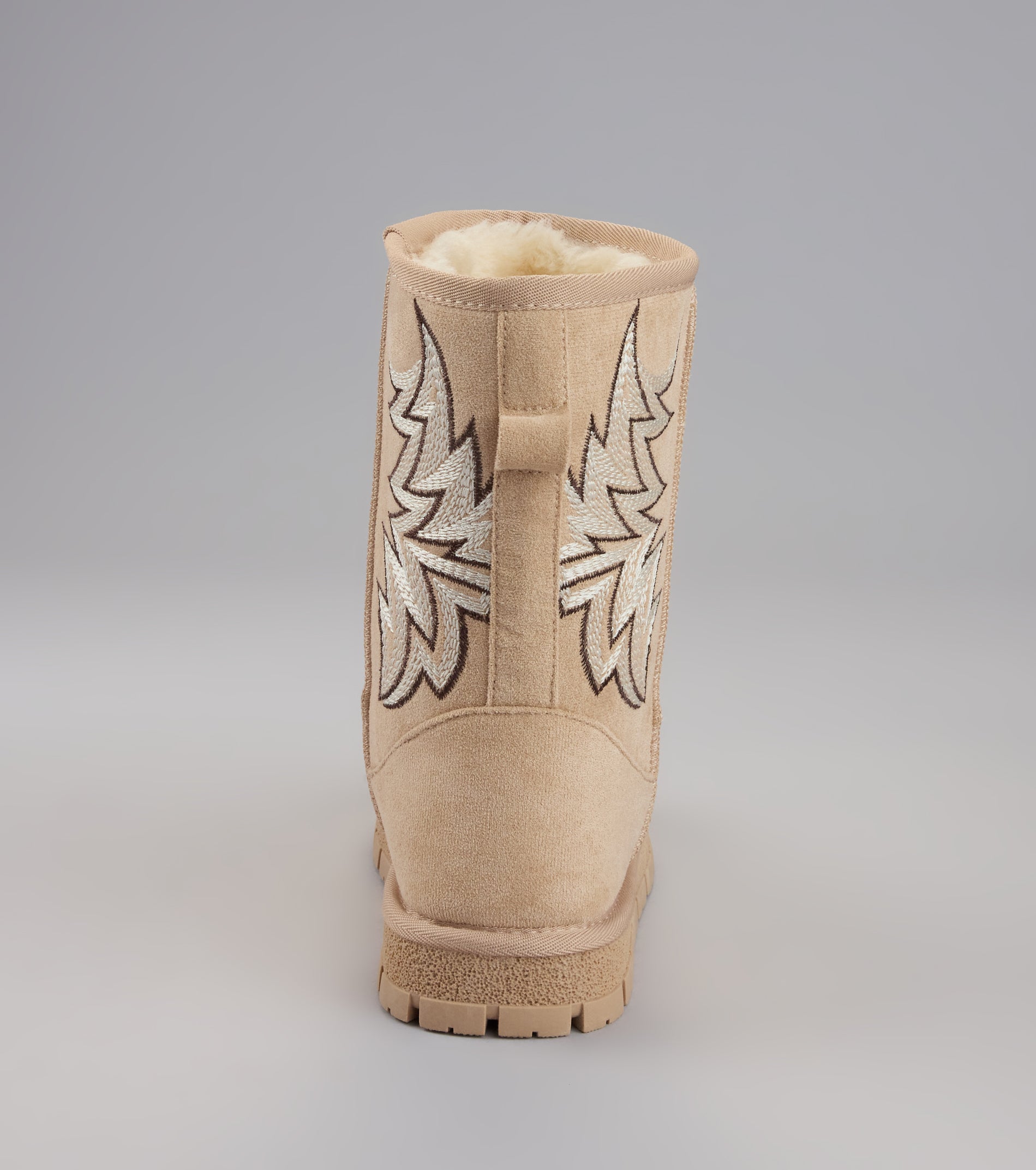 Western Chill Embroidered Suede Boots - Image 4