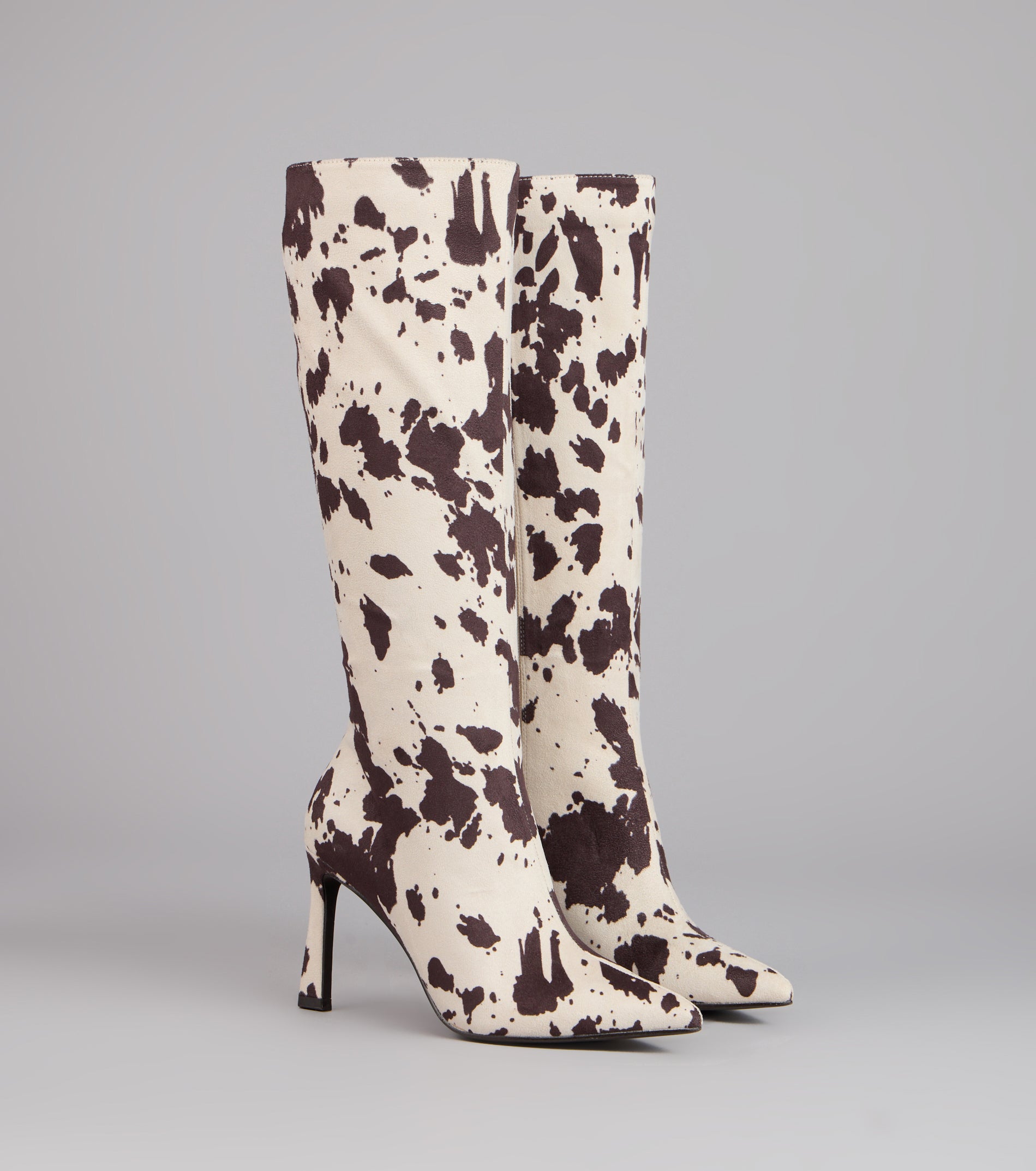 Street Rodeo Cow Print Boots - Image 2