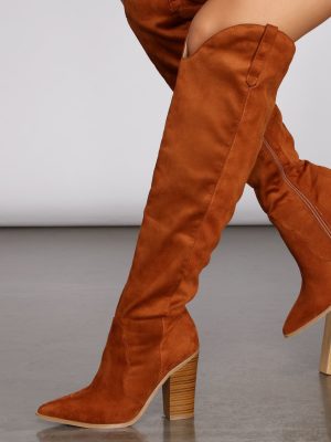 Wild West Knee-High Western Boots