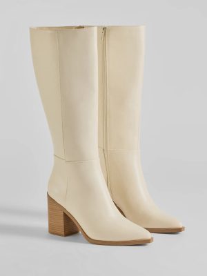 High Fashion Under-The-Knee Faux Leather Boots
