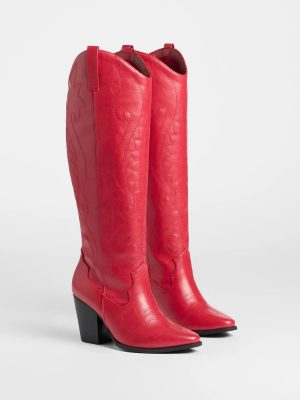 Best In The West Under-The-Knee Cowboy Boots