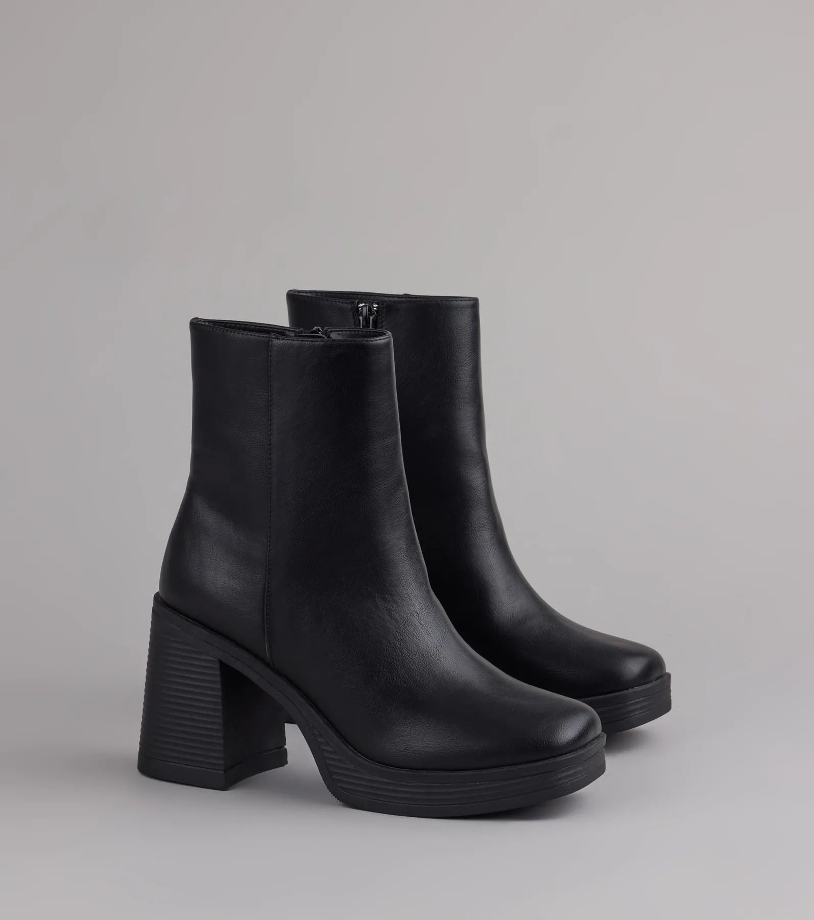Tough Love Platform Block Heel Booties
