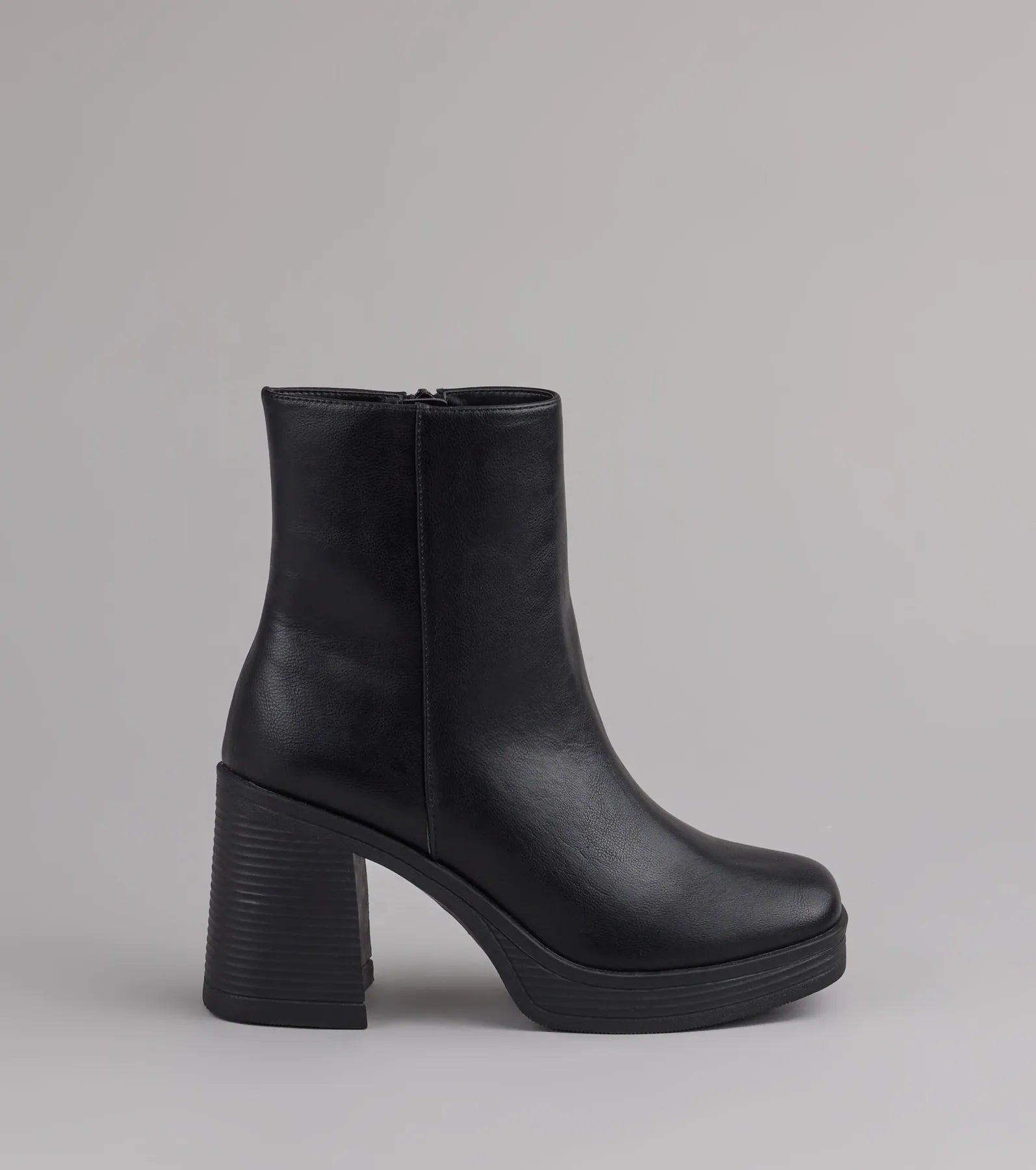 Tough Love Platform Block Heel Booties - Image 2