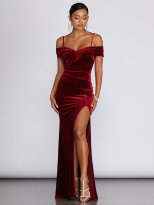Christiana Velvet Formal Dress