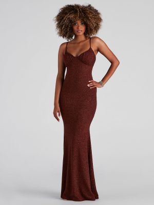 Camille Glitter Knit Mermaid Dress