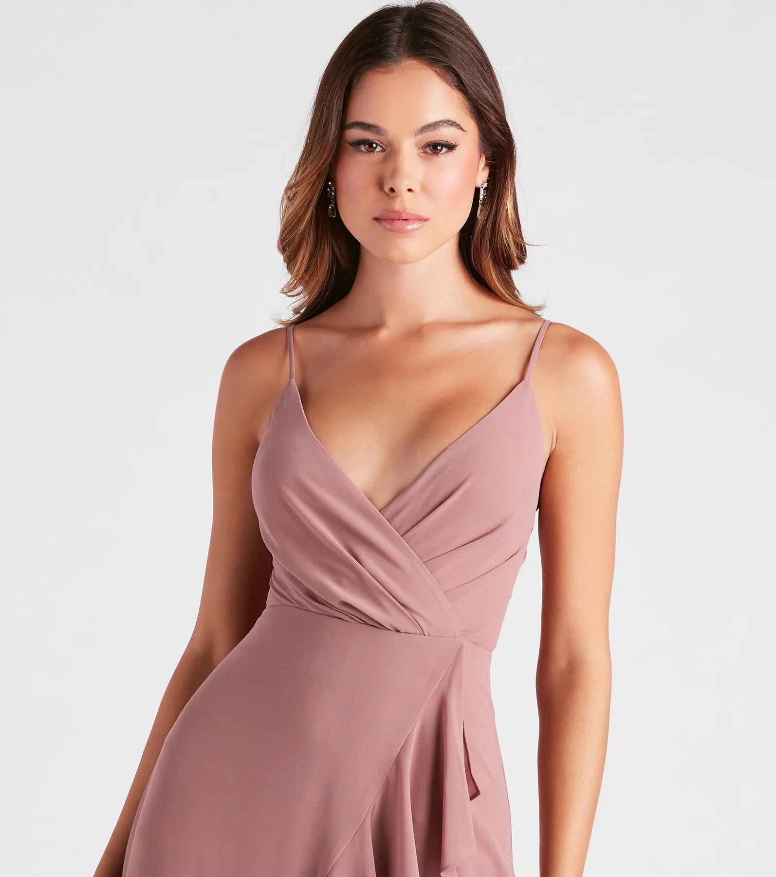 Gracie Formal Chiffon A-Line High Low Dress - Image 4