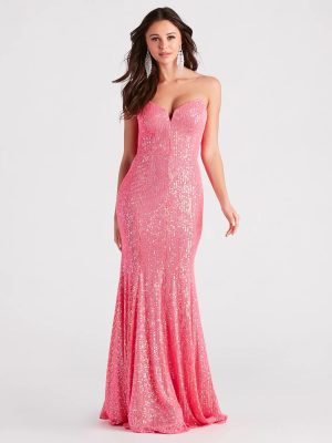 Frankie Formal Sequin Bustier Dress