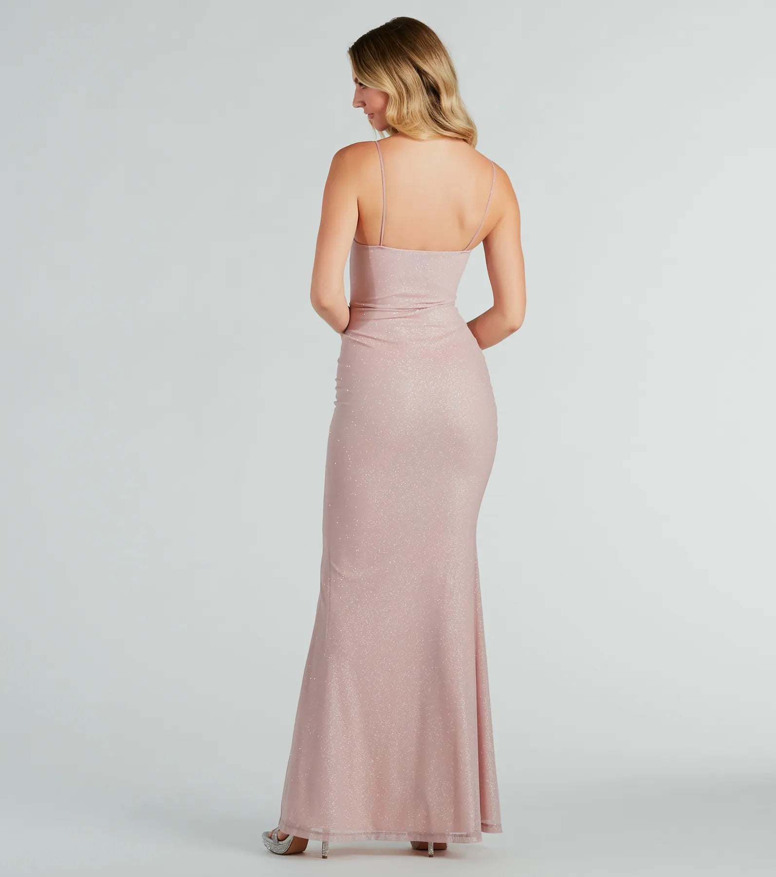 Liv Formal Glitter Corset Mermaid Long Dress - Image 2