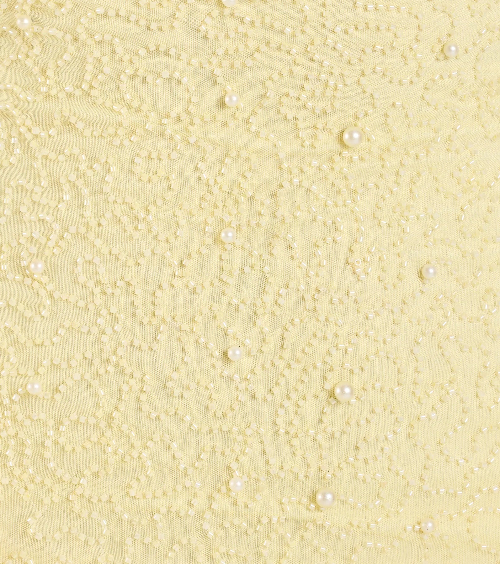 Marlene Lace-Up Mermaid Beaded Pearl Formal Dress - Image 3
