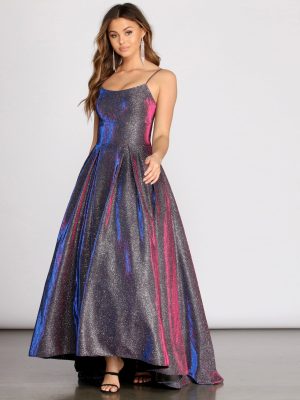Anya Shining Glitter Ball Gown