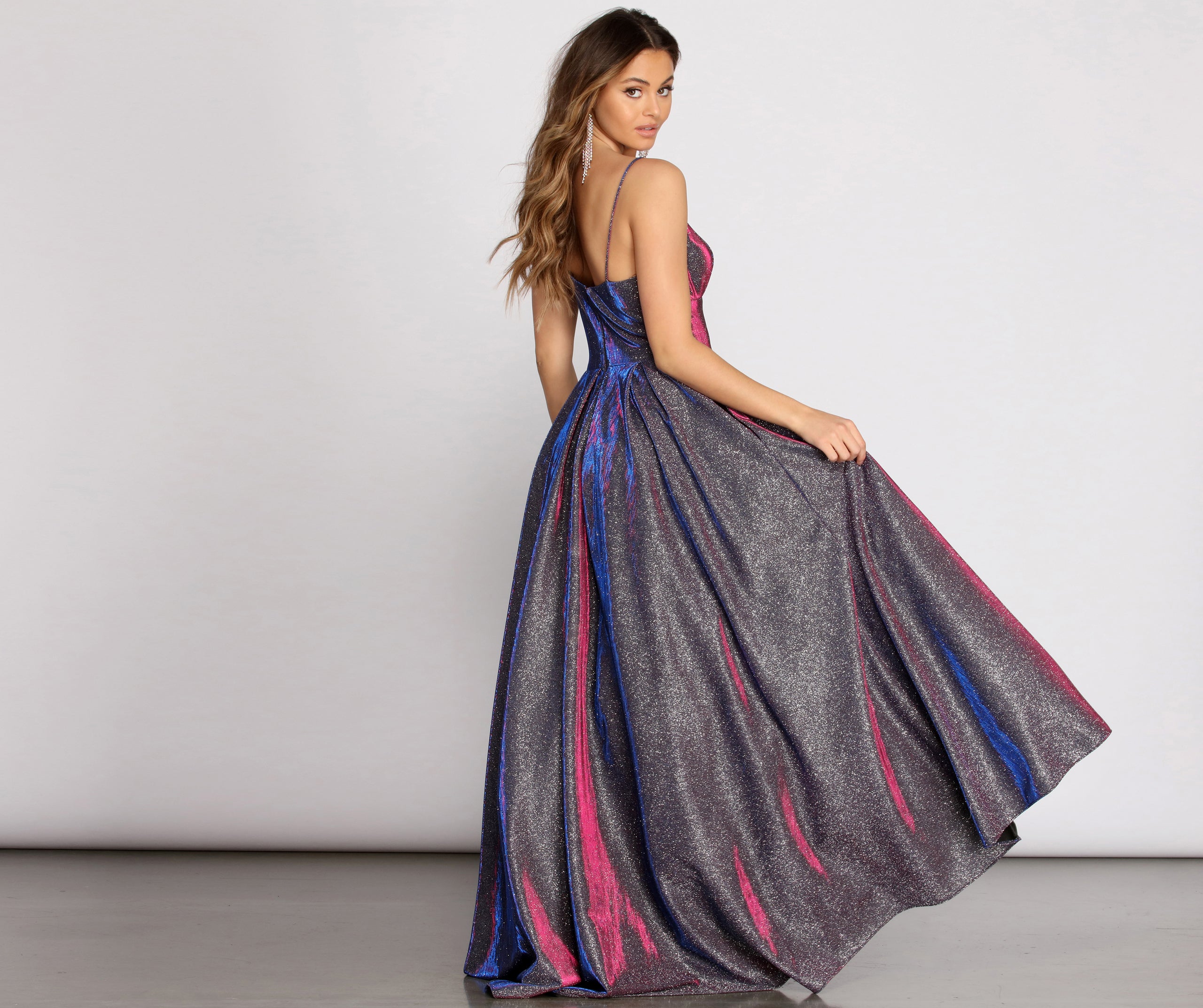 Anya Shining Glitter Ball Gown - Image 2
