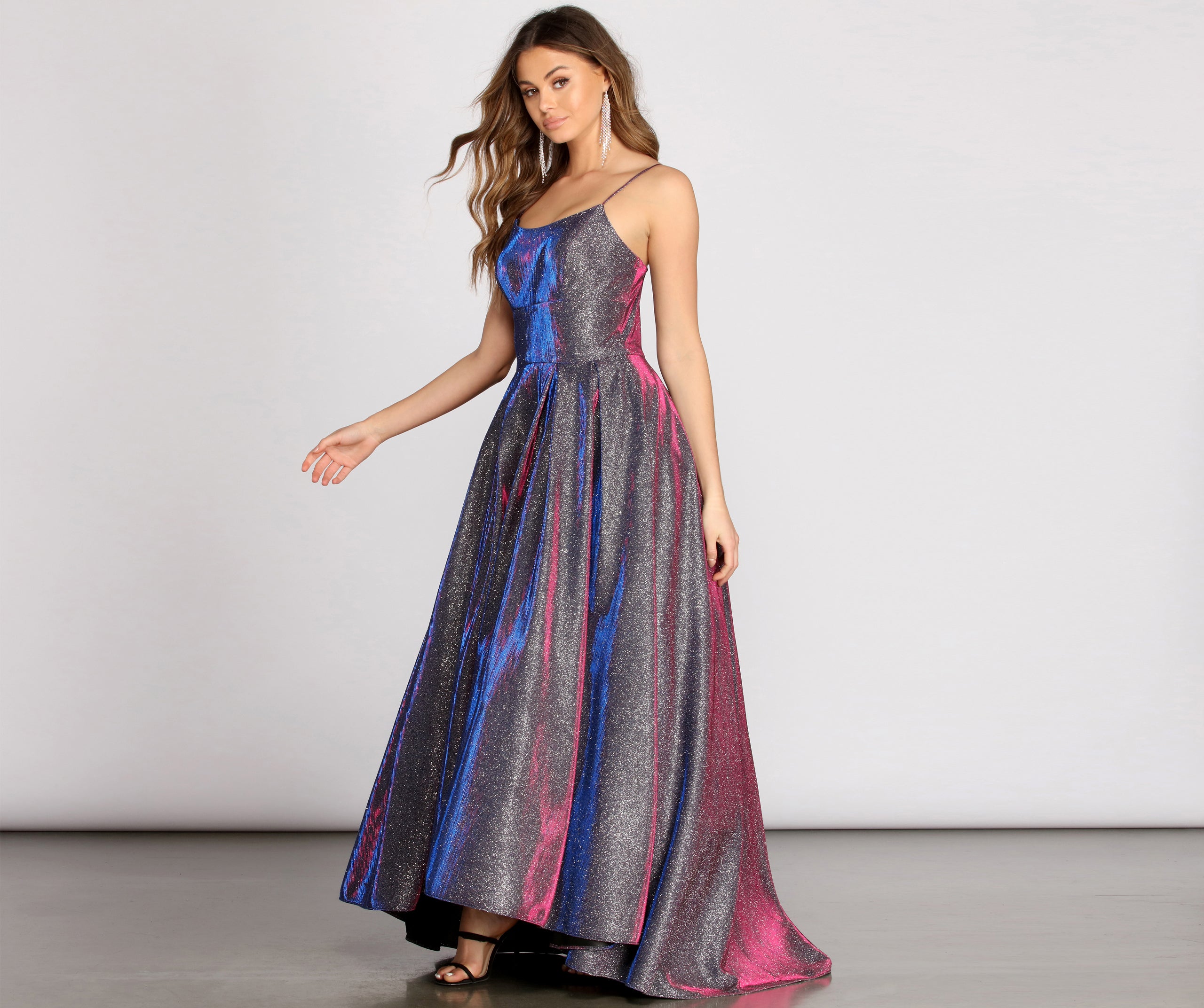 Anya Shining Glitter Ball Gown - Image 3