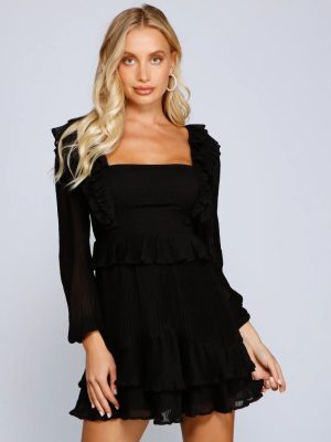 Everyday Chic Ruffled Mini Dress