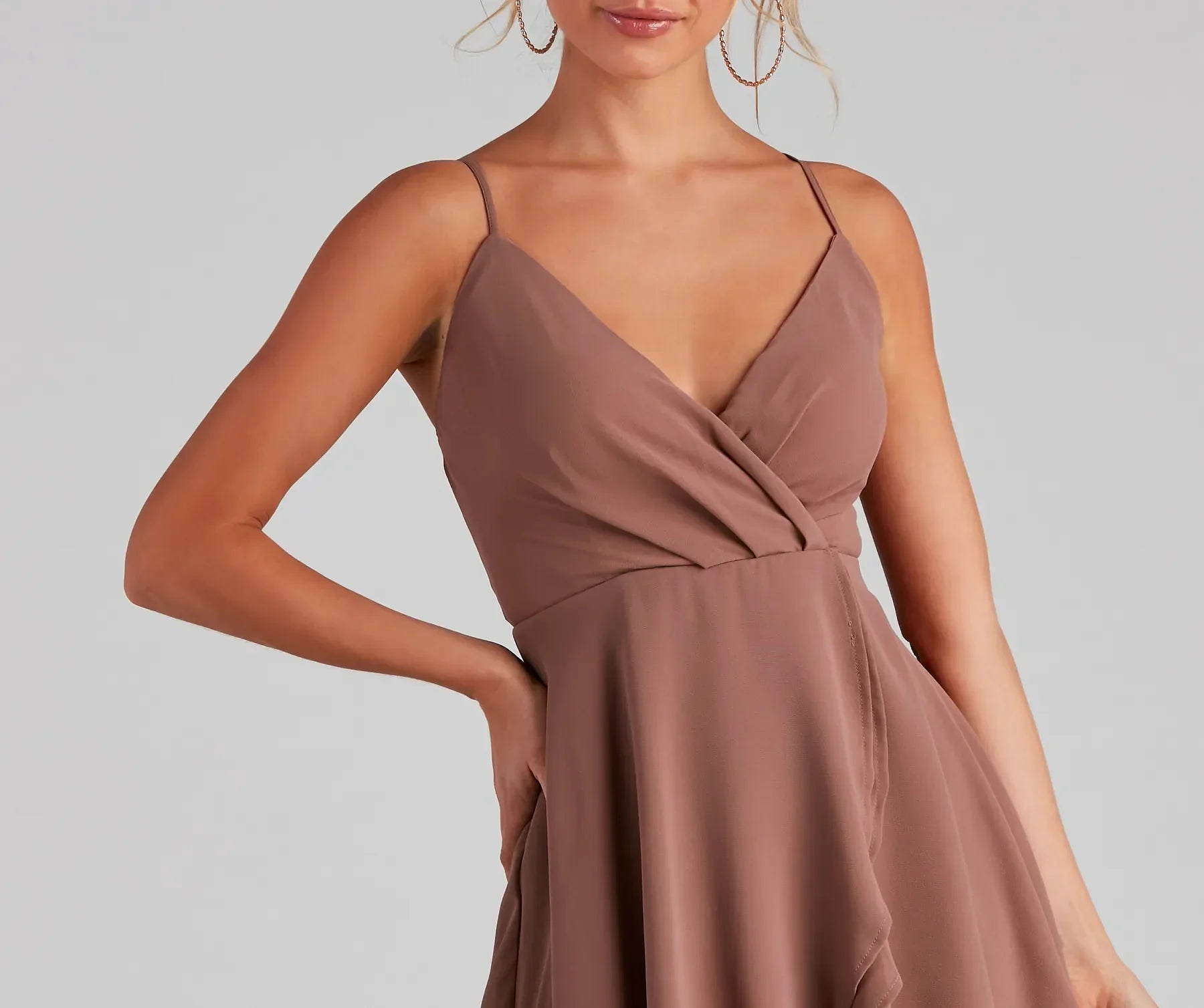 Flutter Away Layered Skater Dress - Image 8