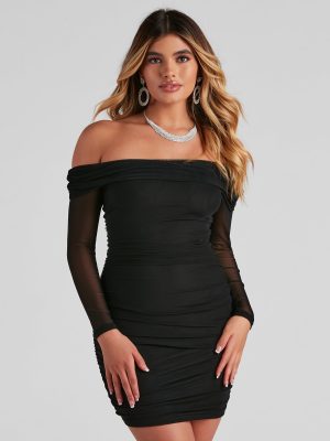 Chic Moment Mesh Bodycon Mini Dress