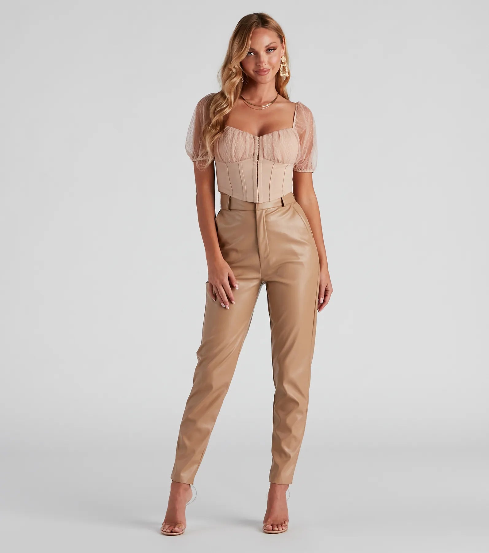 Total Sweetheart Puff Sleeve Corset Top - Image 6