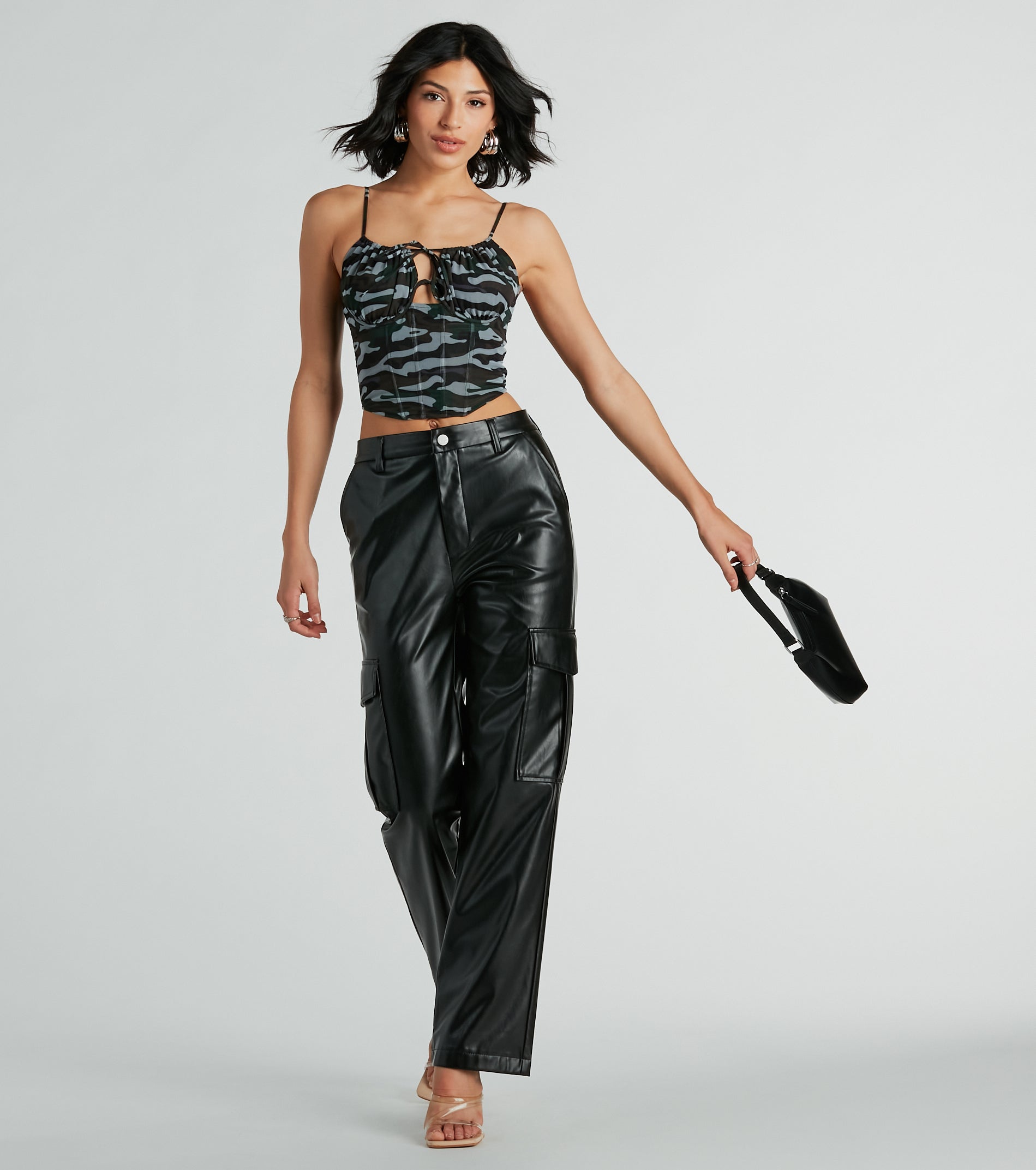In Plain Sight Camouflage Mesh Bustier - Image 2
