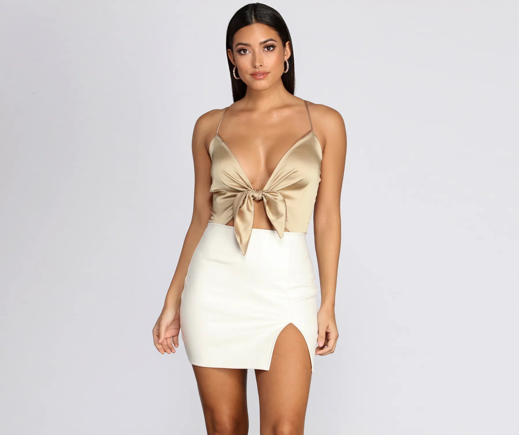 Sleek In Satin Bodysuit - Image 11