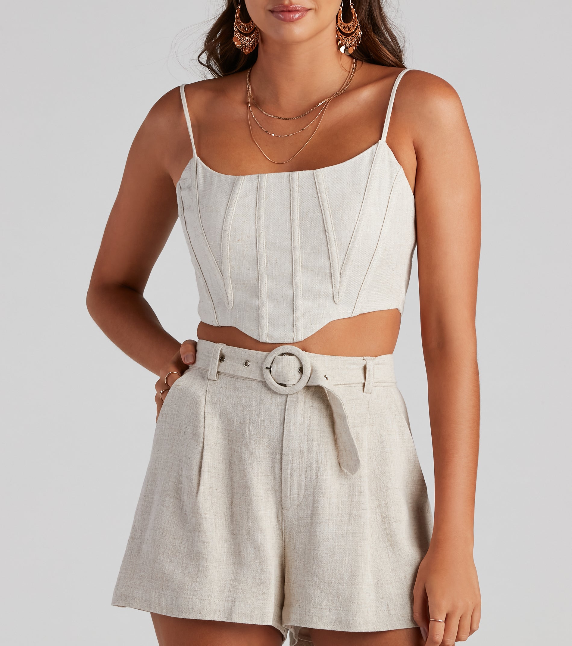 Grade A Linen Bustier - Image 4