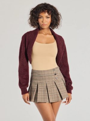 Luxe Muse Eyelash Knit Bolero