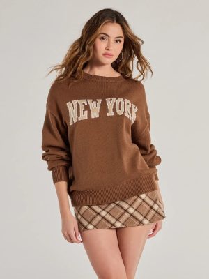 So New York Oversized Pullover Sweater