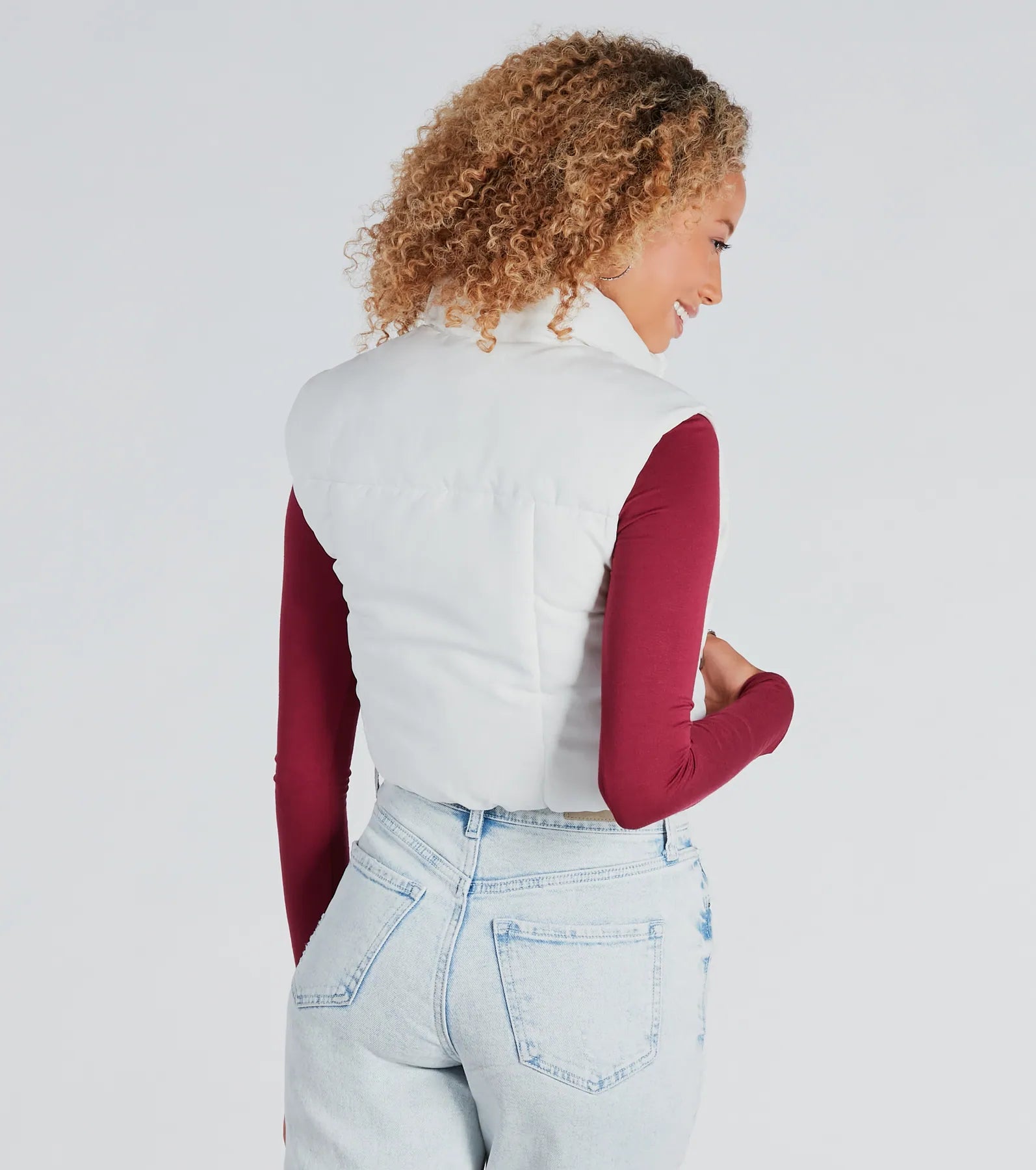 Aspen Bound Brushed Twill Puffer Vest - Image 6