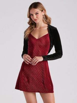 Velvety Luxe Long Sleeve Bolero