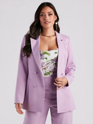 She Means Business Structured Blazer