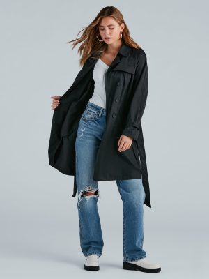 Layer Up Double-Breasted Trench Coat