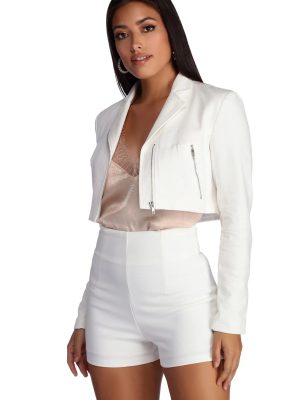 Setting The Trend Cropped Moto