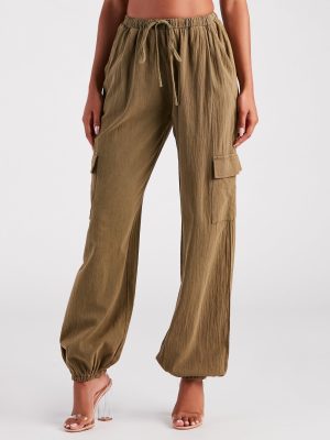 Stylish Adventure Twill Cargo Joggers