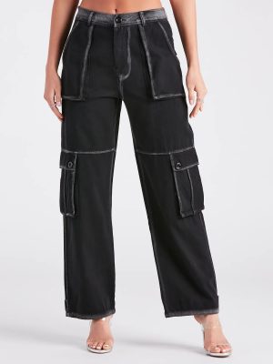 Casual Hangout Straight-Leg Cargo Pants