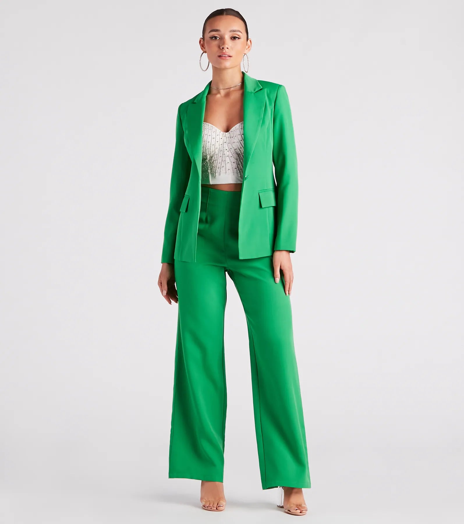 She Means Business Wide-Leg Pants - Image 2