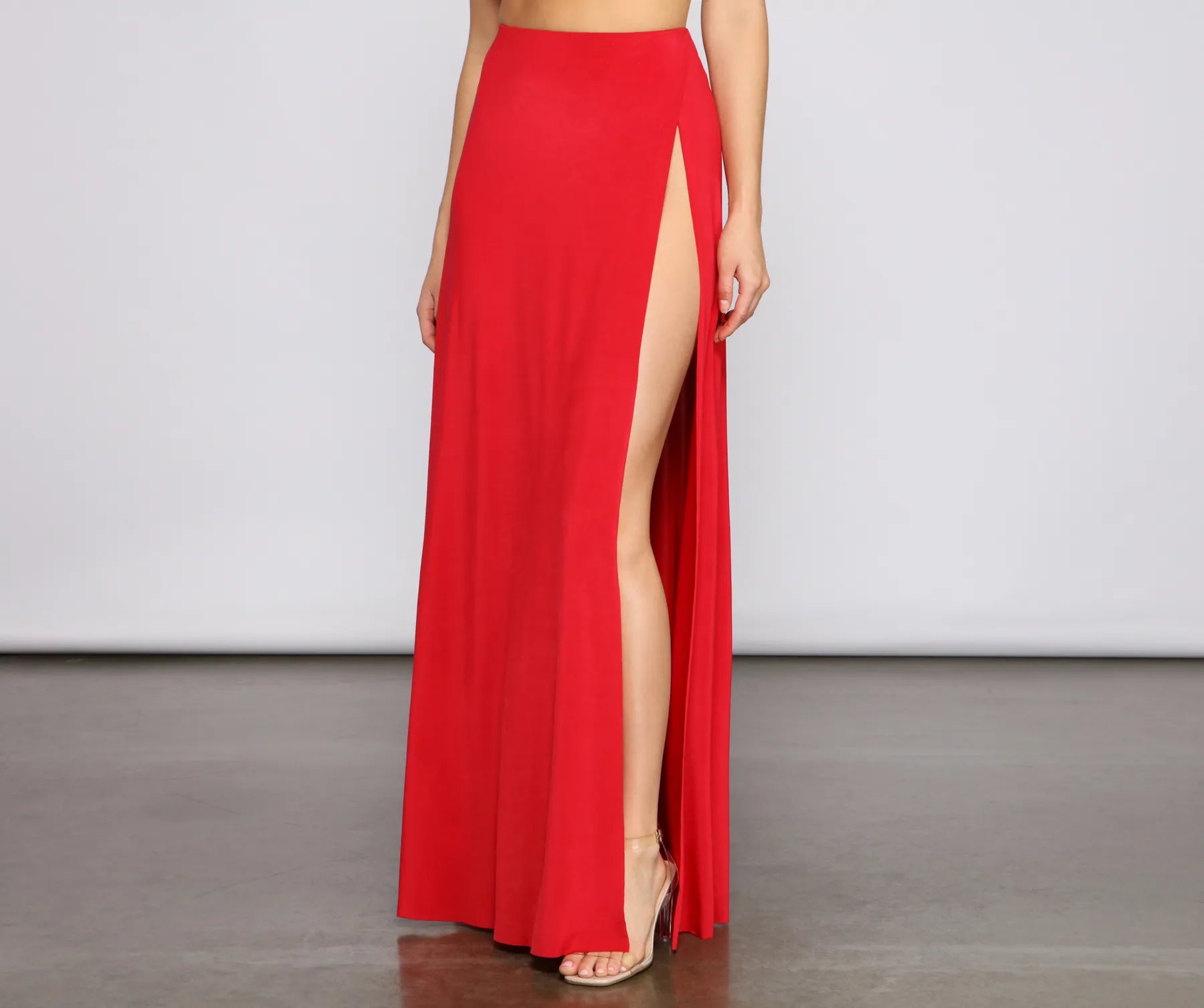 Bold Impressions High Slit Maxi Skirt - Image 4