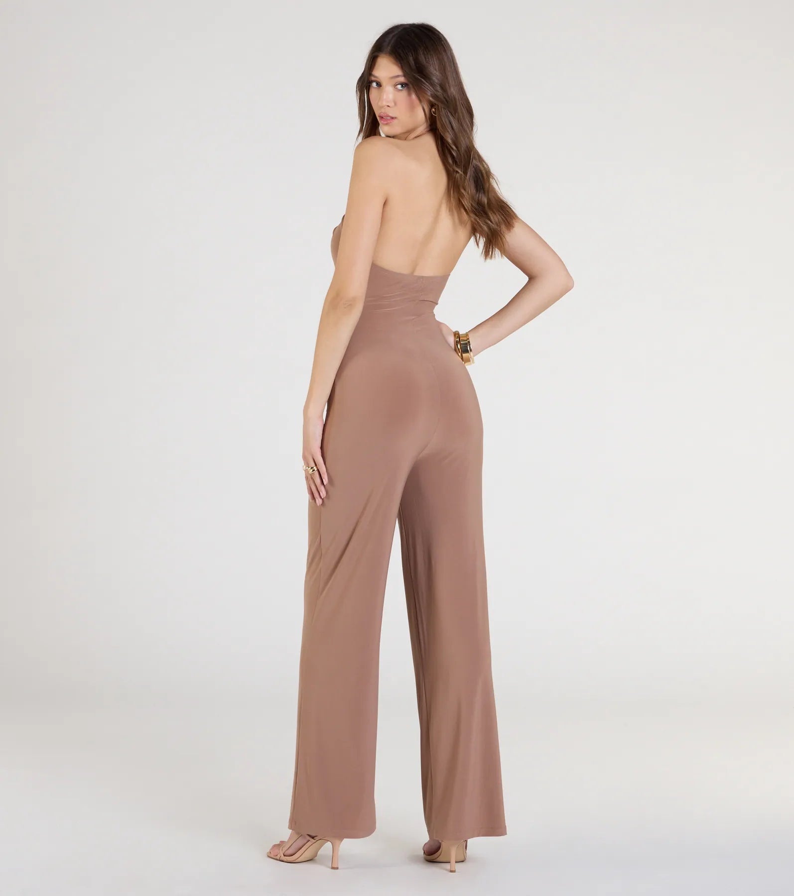 Let's Vacay Halter Cutout Wide-Leg Jumpsuit - Image 2