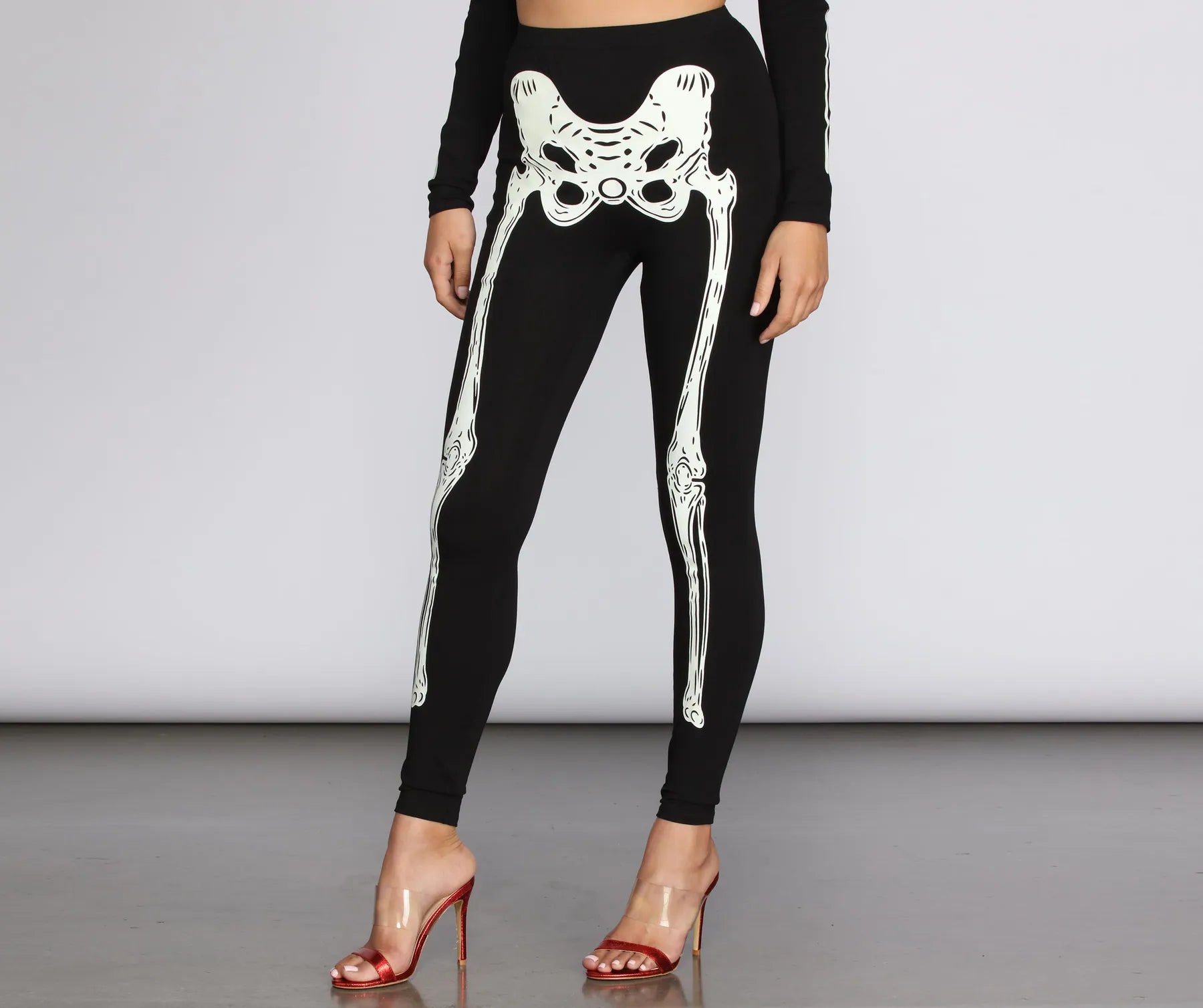 Glow-In-The-Dark-Skeleton Legging - Image 3
