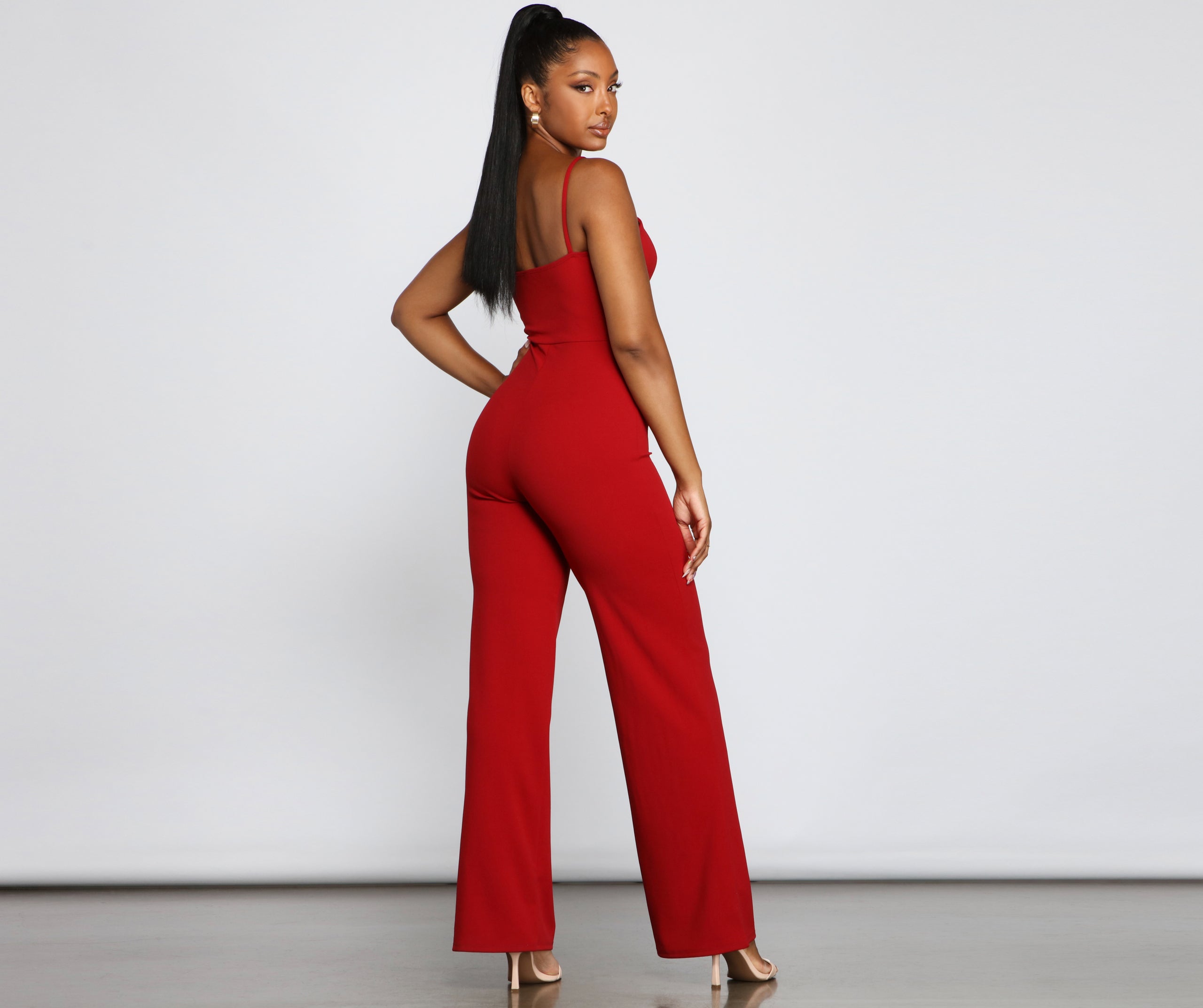 Made You Look Corset Detail Jumpsuit - Image 6